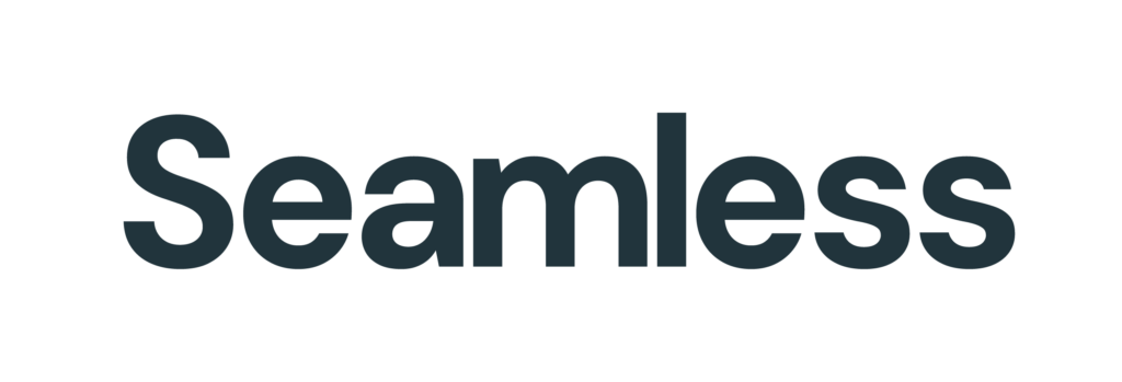 Seamlessites logo reading Seamless